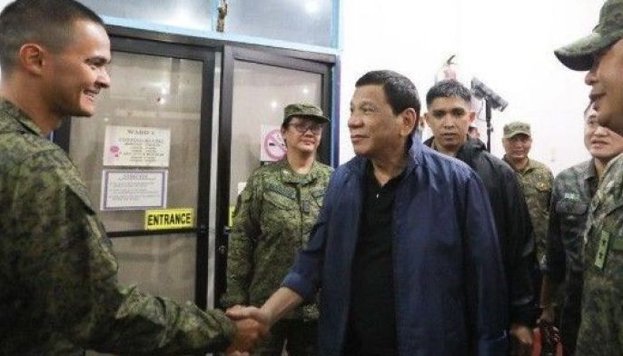 Mateo Guidicelli and President Rodrigo Duterte