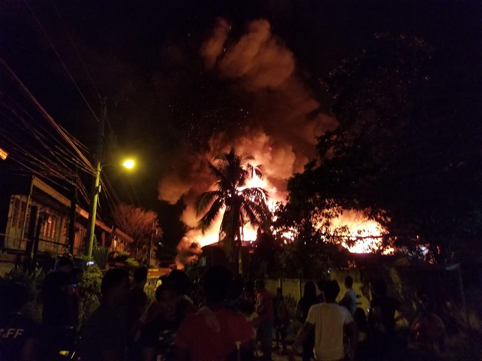 Big money saved by BFP in burned warehouse in Davao; almost P10-M damages